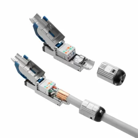 MOQ 1,000 Pieces Cat6A STP Field Termination Plug