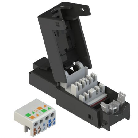 Cat6 ungeschirmter Feldanschlussstecker mit T568A- und T568B-Verkabelung