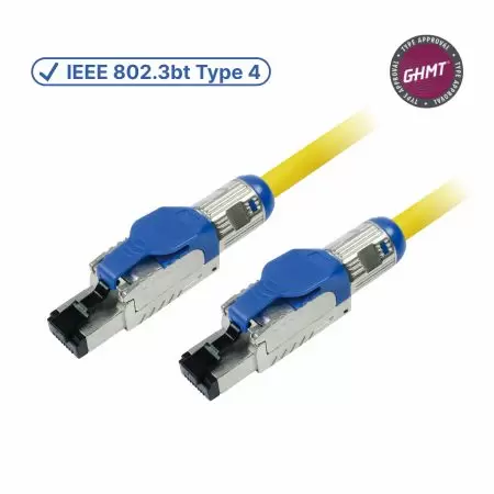 GHMT-certifierad Cat 8 IEEE 802.3bt typ 4 verktygsfri plugg