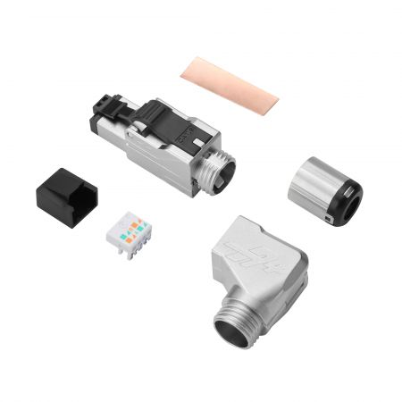 RoHS Onaylı Kedi 8 8P8C RJ45 Aletsiz Priz