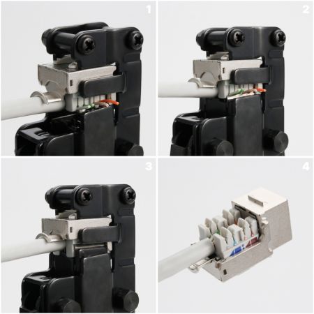 Инструмент для обжима 90-градусного Keystone Jack STP