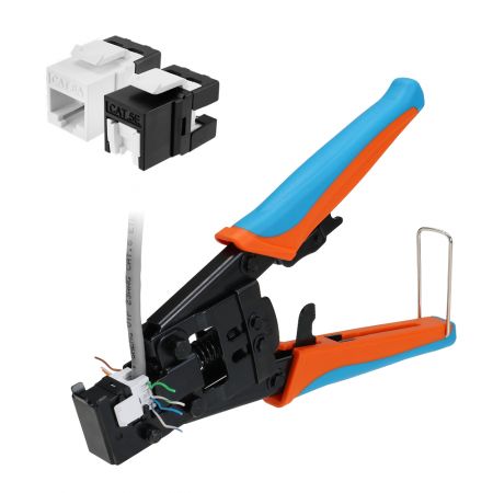 Herramienta de terminación rápida para conector Ethernet RJ45