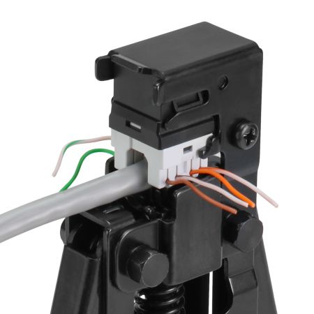 Herramienta de golpeo RJ45 para terminación precisa