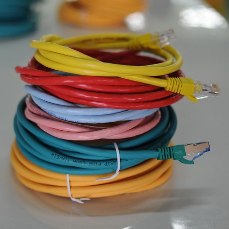 Cable de conexión de parche Cat 5e con colores OEM