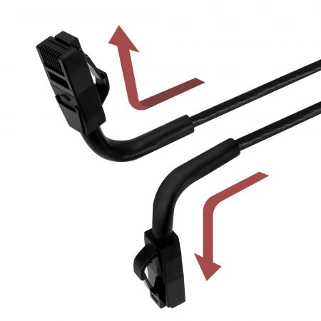 کابل پچ انعطافپذیر UTP Cat6 با زاویه ۳۶۰ درجه