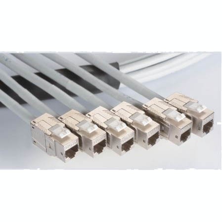 Кабель с жесткими проводами Cat.6A SFTP 23AWG - Кабели для сборки с 6 портами Cat6A SFTP с жесткими проводами