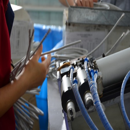 Cable troncal de cables sólidos con conector de cable Cat6A