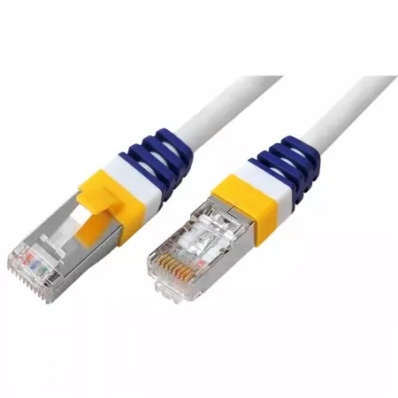 Cable de conexión de parche Cat.6A S/STP de calibre 26 de 10G - Cable de red de cobre Cat 6A SFTP de colores OEM RJ45 de 26 AWG