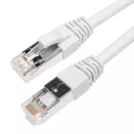 Cable de conexión Cat.6A S/FTP 26 AWG - Cable de conexión personalizado Cat 6A SFTP 26 AWG RJ45 Ethernet blindado con colores personalizados