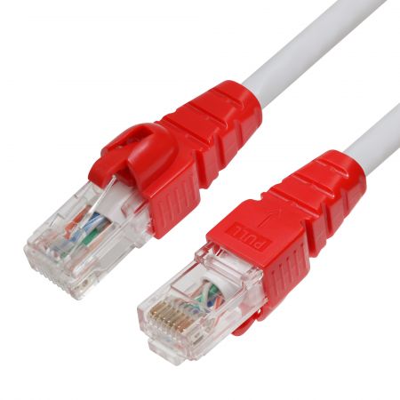 Cat.6A UTP 26 AWG Easy Patch Cord - Cat 6A UUTP 8P8C Patch Cord for Easy Pull From High Density Patch Panel