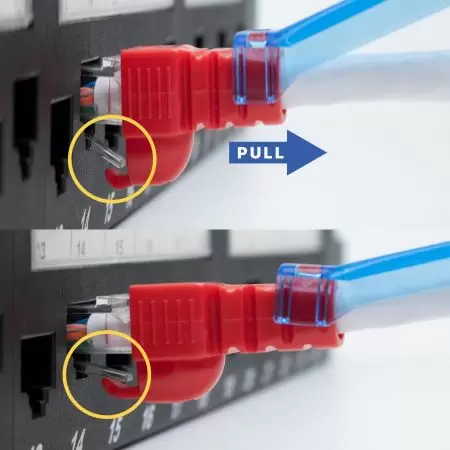 Cat6A 26-os Kábel Könnyen Kihúzható Patch Kábel
