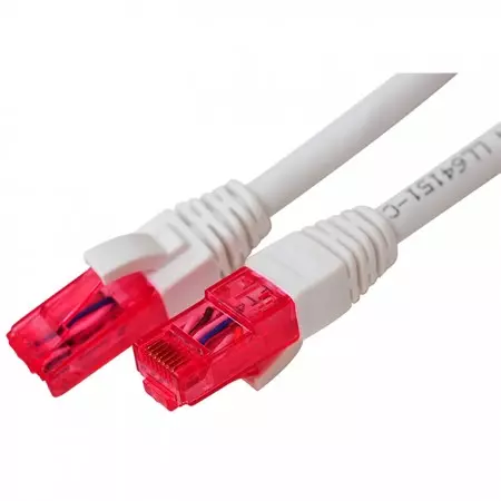 كابل التصحيح Cat.6A UTP بقطر 24 AWG 10G - كابل التصحيح UUTP بقطر 24 AWG RJ45 8P8C OEM الألوان Cat 6A