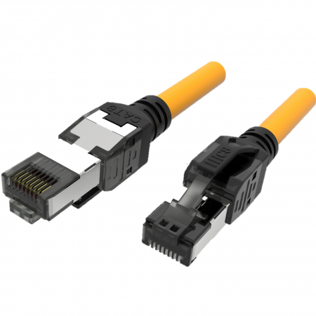Cat.8 S/FTP 24 AWG Monterad patchkabel