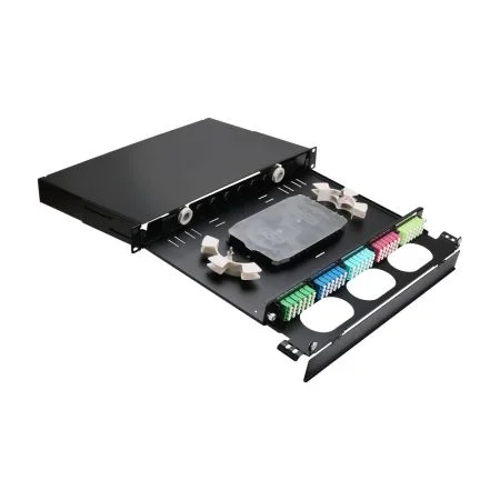 Pannello in fibra ottica 1U ad alta densità con 5 slot e involucro modulare - Pannello in fibra HD 1U per data center