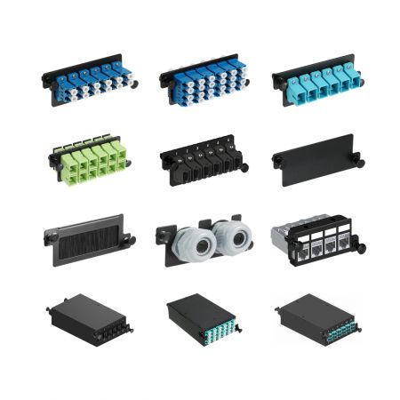 HD fiberpanel accepterar SC LC MTP kassetter