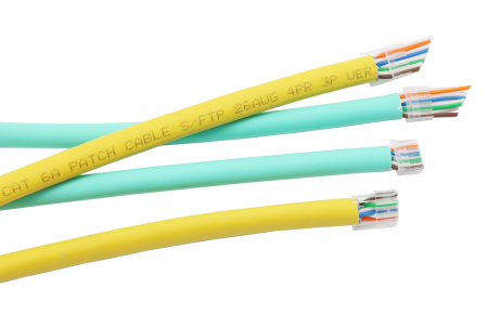 RJ45 Modular Plug With Load Bar Assembly Step 1
