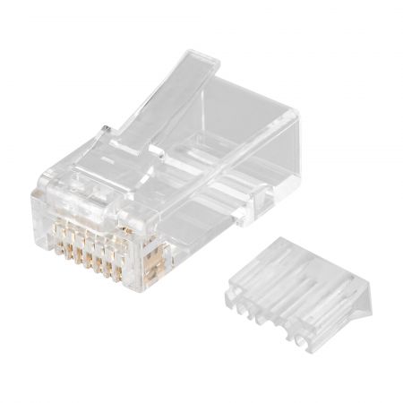 Cat.6A UTP Modüler Priz Yük Barı ile (5 yukarı 3 aşağı) - 8P8C Kalkanlı Cat6 RJ45 Ethernet Kablo Bağlayıcı
