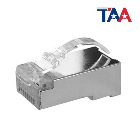 Cat.6 STP Modular Plug With Load Bar (6 Up 2 Down) - STP Cat6 RJ45 8P8C Modualr Plug