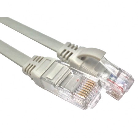 Cable de conexión plana Cat 6 UUTP de 30 AWG verificado por Fluke