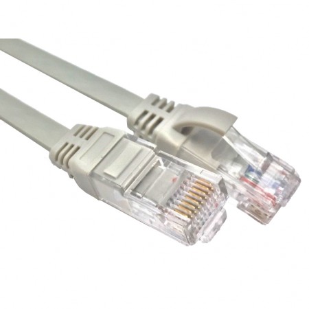 สายแพทช์แบบแบน Cat6 UUTP 30 AWG ที่ได้รับการตรวจสอบจาก Fluke
