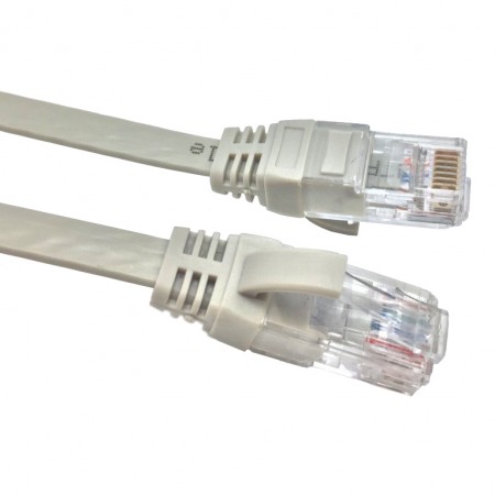 Cable de conexión plana Cat 6 UTP de 30 AWG certificado por UL