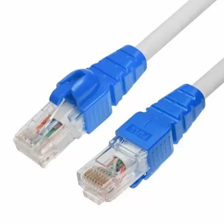 Cat.6 UTP 24 AWG Easy Patch Cord - RJ45 Cat 6 UTP Patch Cord for Easy Pull from High Density Patch Panel