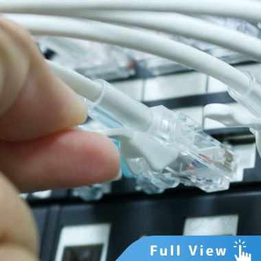 Легкое удаление кабеля с длинным зажимом для дата-центров и серверных комнат