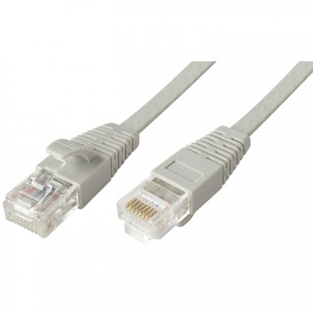 Cat.6 UTP 30 AWG lapos patch kábel - Cat6 30AWG RJ45 Erővel Ellenőrzött Lapos Patch Kábel