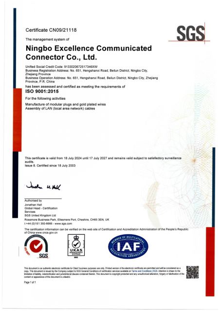 ISO9001 Нинбо EXW