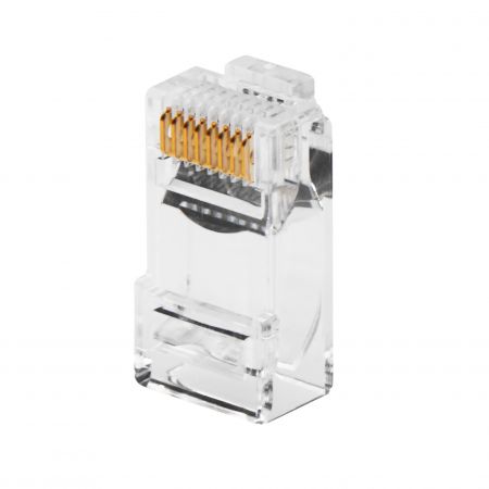 Conector modular Cat6 UTP sin enganche con carcasa UL 94V-0