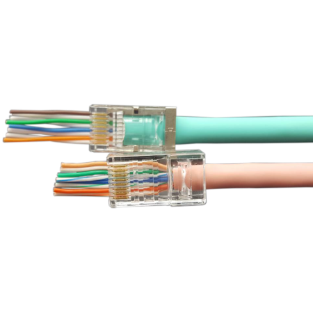 Connettori modulari passanti Cat.6 UTP / STP (P88FZ50V2-C6-EC / P88FZ50V2S-C6-EC)
