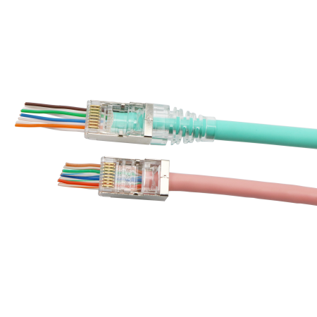 OEM. ODM Conector Modular Pasante STP Cat6