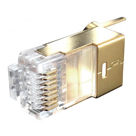 Cat6A Altın Kalkanlı Büyük OD Modüler Fiš