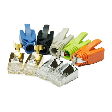 OEM Cat6A STP Büyük OD RJ45 Fiš