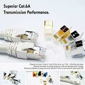Cat6A STP Yüksek Hızlı İletim Modüler Bağlayıcı