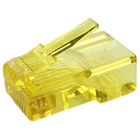 CONECTOR UTP CAT5E COLOR AMARILLO