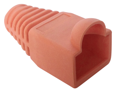 BOTA DE ENCHUFE COLOR NARANJA