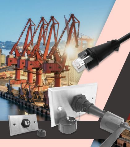 Solución impermeable IP68 - Solución de cableado Ethernet industrial IP68