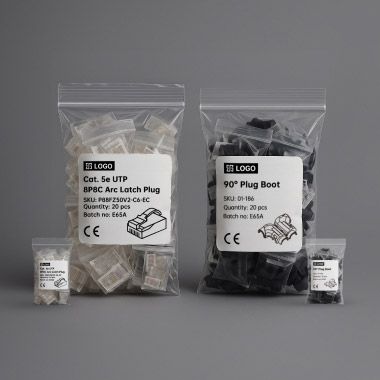 Custom RJ45 Plug Small Packaging for Distributor Market Expansion