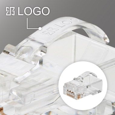 Customized RJ45 Plug Molding with ISO 9001:2015 Quality Assurance