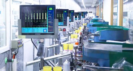 Máquina de inserção de pinos (capacidade de produção mensal: 30M pcs)