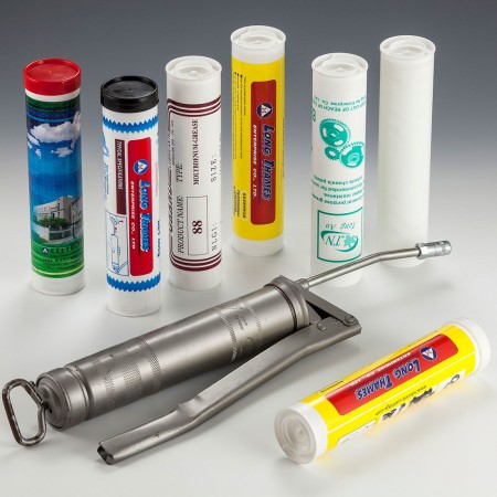 400g黄油管(牛油条、润滑油管、润滑脂包装筒、牛油管) － 印刷管 - 黄油管- 印刷管
