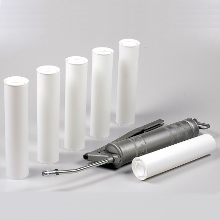 400g黃油管(牛油條、潤滑油管、潤滑脂包裝筒、牛油管) －空白管 - 黃油管- 空白無印刷管