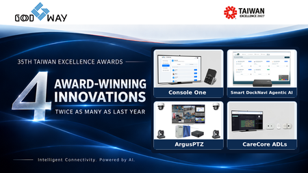 Good Way Doubles Its Success with Four Awards at the 35th Taiwan Excellence Awards