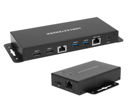 USB 3.2 HDBaseT 延伸器,支援雙 4K60 顯示 - USB 3.2 HDBaseT 延伸器,支援雙 4K60 顯示與電力傳輸