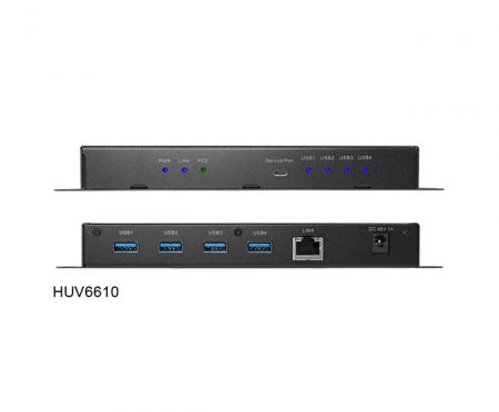 Device side: 4-Port USB 5Gbps Extender (HUV6610)