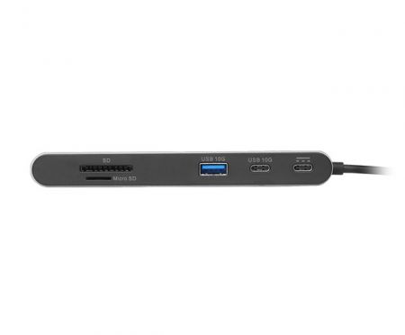 USB-C 10G uplink for the connection to laptop PC with power charging