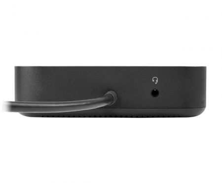 An audio combo jack to your headphone