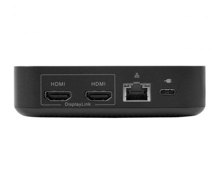 Dual USB-C 10G downlink ports to charge the smart phone, iphone, tablet
