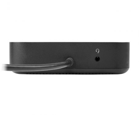 An audio combo jack to your headphone